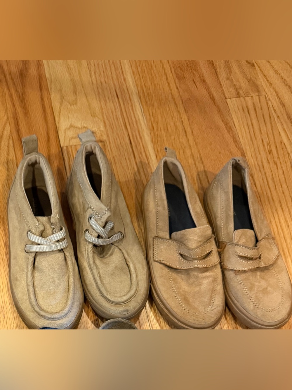 Old Navy Toddler 10 Boys Shoe Bundle Loafers Wallabee Style Chukka Boot